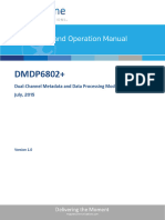 Selenio DMDP6802+ Dual Metadata and Data Manual v1 - 0 - 20150729