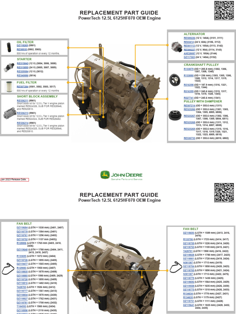 6125hf070 Powertech 12.5l Oem Engine | PDF | Propulsion | Engine Technology