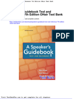 Dwnload Full Speakers Guidebook Text and Reference 7th Edition Ohair Test Bank PDF