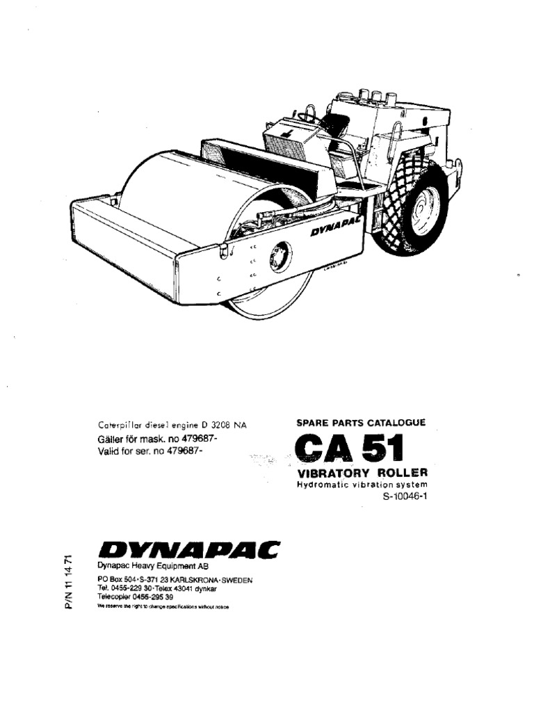 CA 51 Spare Parts Catalogue S 10046 1 | PDF