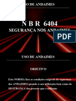 Manual montagens de andaimes NBR