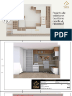 Apresentação de Projeto de Design de Interiores - Escritório H&G