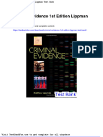 Dwnload Full Criminal Evidence 1st Edition Lippman Test Bank PDF