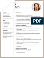 Alberta Sotnikova CV