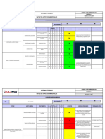 Matriz de Aspectos Ambientales Iper Ambiental Mantención Industrial Mantención de Equipos