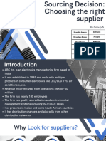 Supplier Selection Process