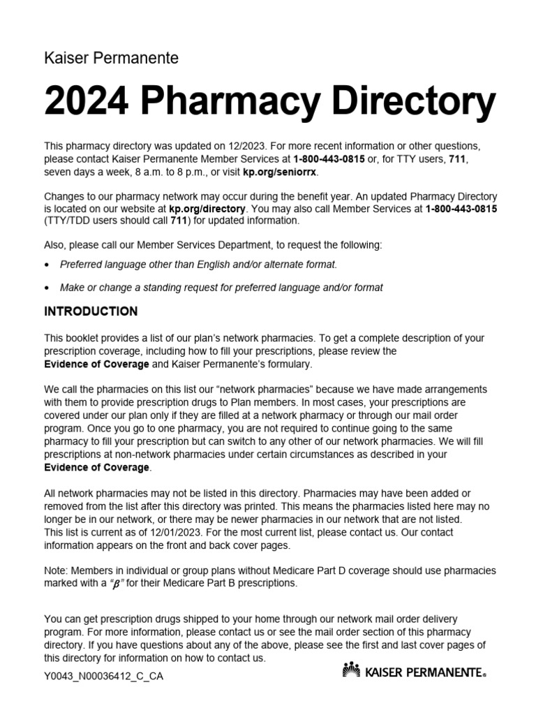 Pharmacy Directory CA | PDF | Pharmacy | California