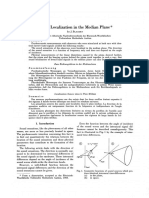 Blauert, Jens 1969 - Sound Localization in The Median Plane - ACUSTICA 22 (1969-70), 205-213