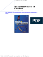 Dwnload Full Auditing and Assurance Services 5th Edition Gay Test Bank PDF