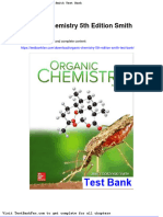 Dwnload Full Organic Chemistry 5th Edition Smith Test Bank PDF