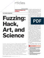 Fuzzing: Hack, Art, and Science