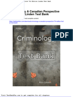 Dwnload Full Criminology A Canadian Perspective 7th Edition Linden Test Bank PDF