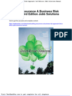 Dwnload Full Auditing Assurance A Business Risk Approach 3rd Edition Jubb Solutions Manual PDF
