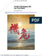 Dwnload Full Crisis Intervention Strategies 8th Edition James Test Bank PDF
