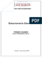 Solucionario General 1er Examen Ciclo Ordinario 2023-II Por Alberto Cruz