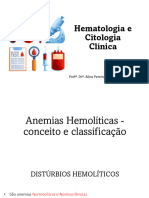 7 - Anemias Hemolíticas Conceito e Classificação