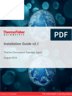 Thermo Chromelon Gateway Agent Data Service Installation Guide v2.1