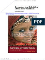 Dwnload Full Cultural Anthropology in A Globalizing World 3rd Edition Miller Test Bank PDF