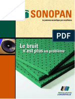 SONOPAN. Le Panneau Acoustique Par Excellence PDF