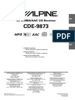 Alpine Cde 9873
