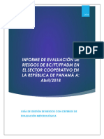 Evaluacion Del Riesgo Del Sector Cooperativo