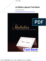 Dwnload Full Statistics 3rd Edition Agresti Test Bank PDF