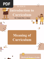 Introduction To Curriculum