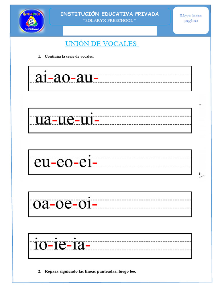 COMU vocales combinadas | PDF
