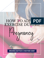 Adjust Exercise During Pregnancy