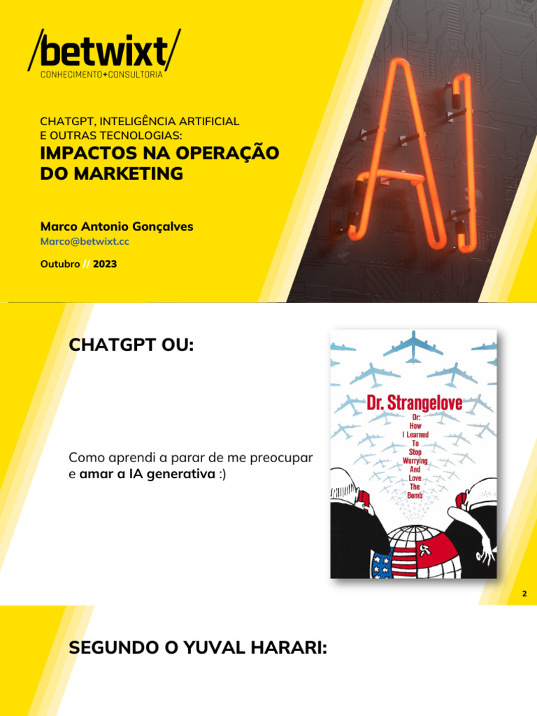 Impactos da IA no Marketing Atual | PDF | Inteligência artificial ...
