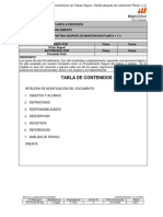 PTS - PLAN.AP.006 Partida Después de Mantención Planta 1 y 2