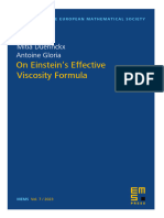 Eff Einstein Viscosity