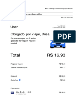 Brisa - Supervisor Sena - Ubs 03 Guará Sua Viagem de Quarta-Feira de Manhã Com A Uber