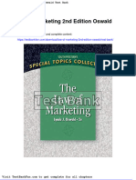 Dwnload Full Law of Marketing 2nd Edition Oswald Test Bank PDF