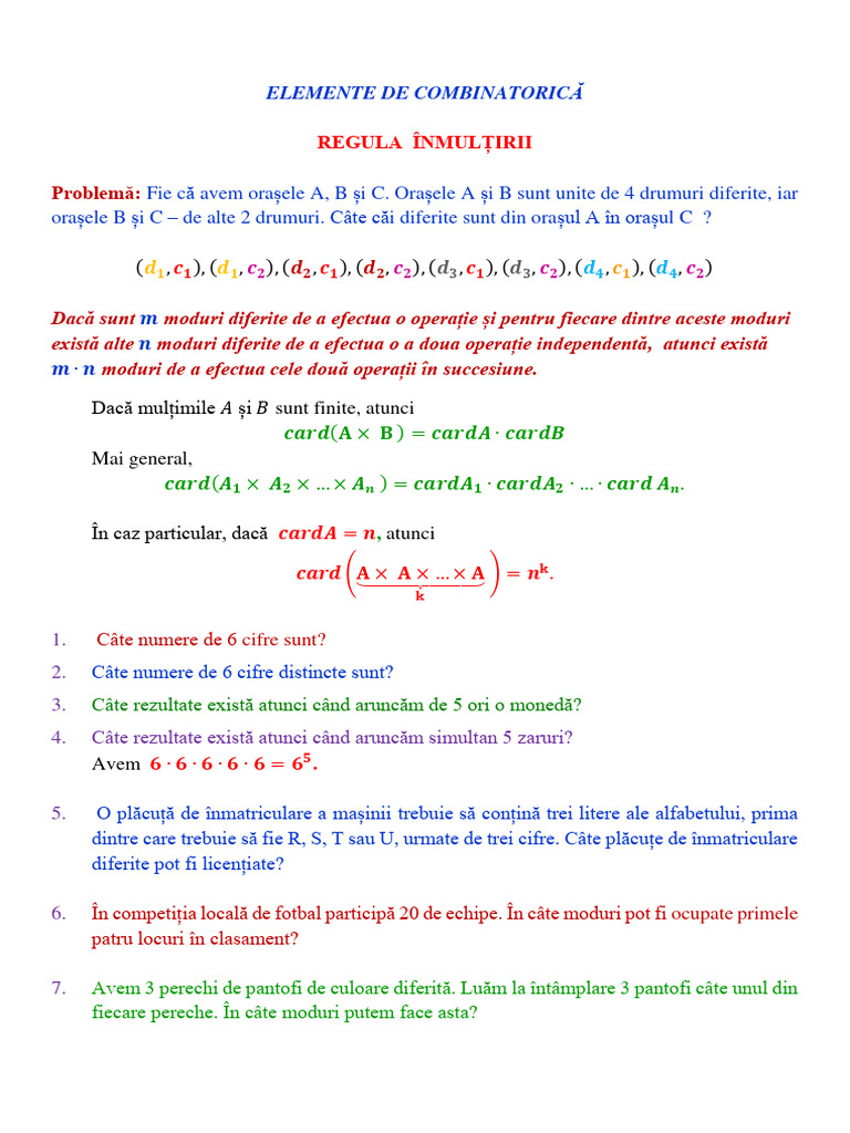 Comb Probabil Classroom | PDF