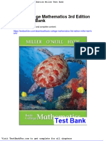 Dwnload Full Basic College Mathematics 3rd Edition Miller Test Bank PDF
