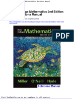 Dwnload Full Basic College Mathematics 2nd Edition Miller Solutions Manual PDF