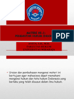 1) Tata Hukum Indonesia
