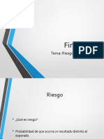 TEMA - Riesgo y Tasas de Rendimiento