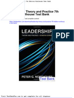 Dwnload Full Leadership Theory and Practice 7th Edition Northouse Test Bank PDF