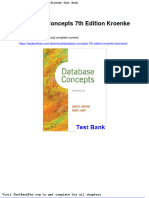 Dwnload Full Database Concepts 7th Edition Kroenke Test Bank PDF