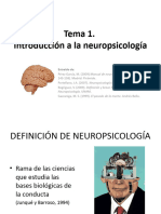 Tema 1 Introducción A La Neuropsicología