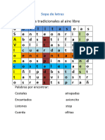 Sopa de Letras Bernave