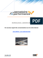 Synthese Presse Consommateurs - Observatoire E-Performance Des Cybermarches - Septembre 2008