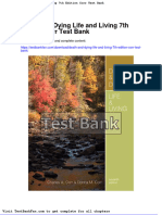 Dwnload Full Death and Dying Life and Living 7th Edition Corr Test Bank PDF