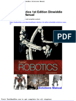 Dwnload Full Basic Robotics 1st Edition Dinwiddie Solutions Manual PDF