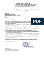 Surat Pemberitahuan PTMT Kelas Xii Mulai 6 Februari 2023