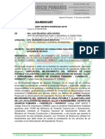 Informe N°016-2024 - Solicito Servicio de Reform. de Exp. Tec. Agua Sahua