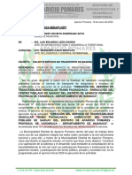 Informe N°014-2024 - Solicito Servicio de Transporte de Equipos Pachachac