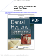 Dwnload Full Dental Hygiene Theory and Practice 4th Edition Leonardi Test Bank PDF